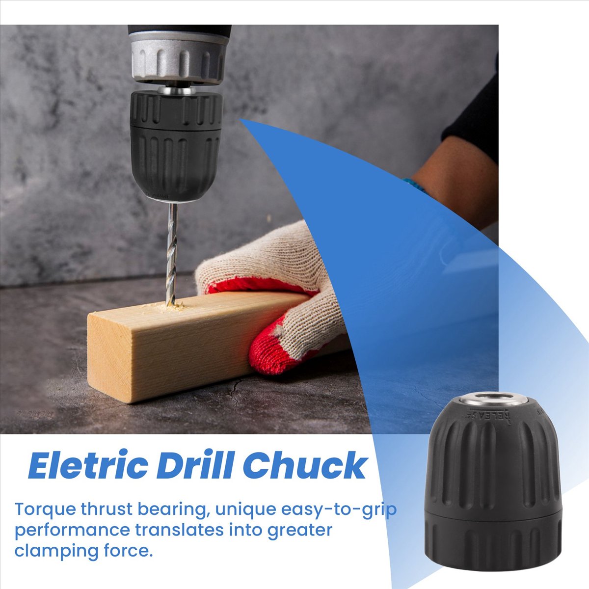 Sds Plus Chuck Adapter - AA19 0.8-10mm Precise Keyless Drill Chuck