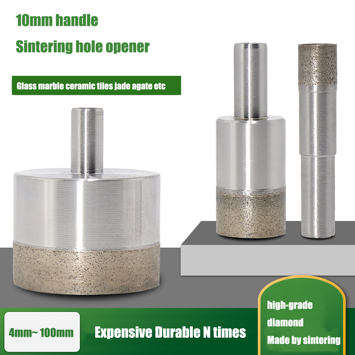 Core Drill Bit Diamond 100Mm - 1Pcs Diamond Powder Sintered Drill Bits