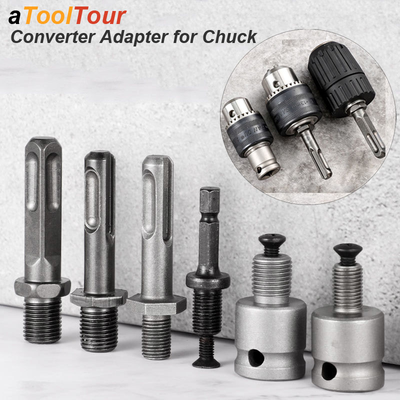 Sds Plus Chuck Adapter - Drill Chuck Converter Adapter for Impact