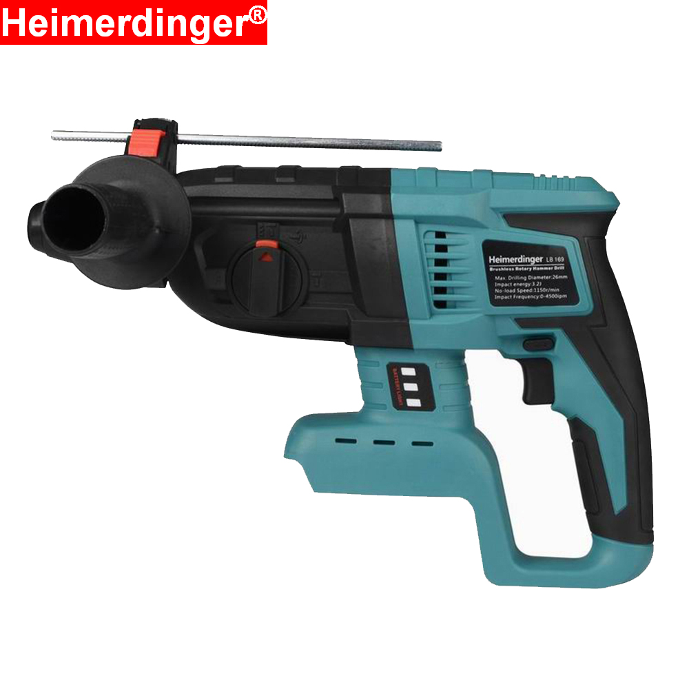 Rotary Hammer Drill Sds Plus 800W - Cordless Brushless 1-1/8