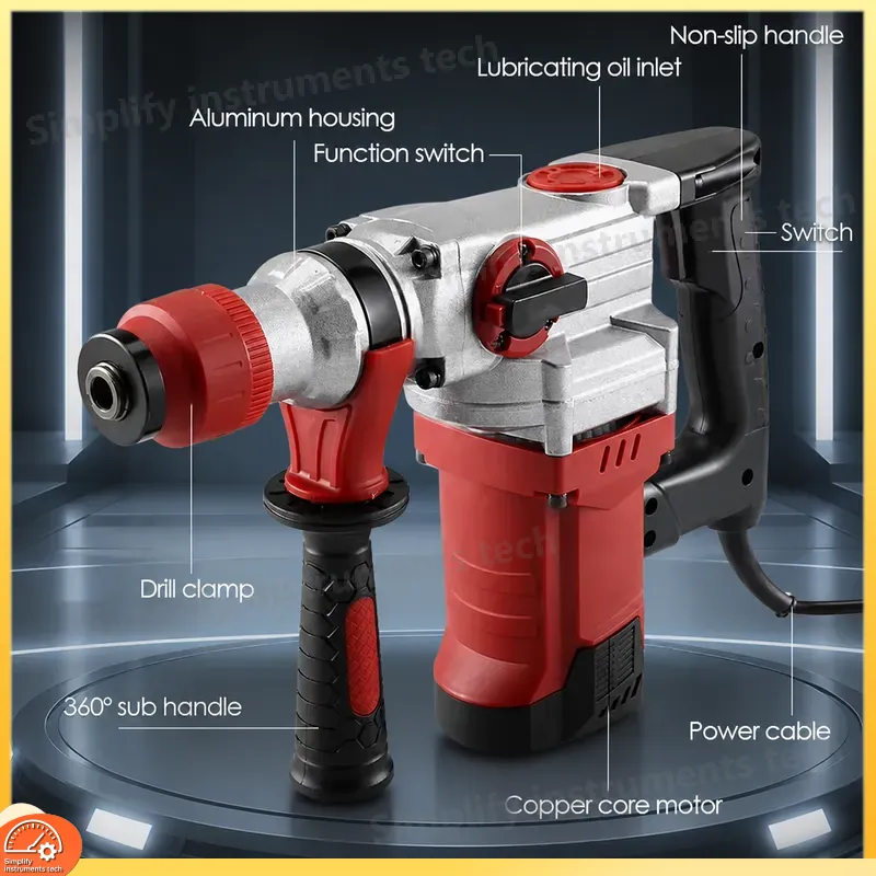 Rotary Hammer Drill 26Mm - 26mm SDS Plus Hammer Drill Variable