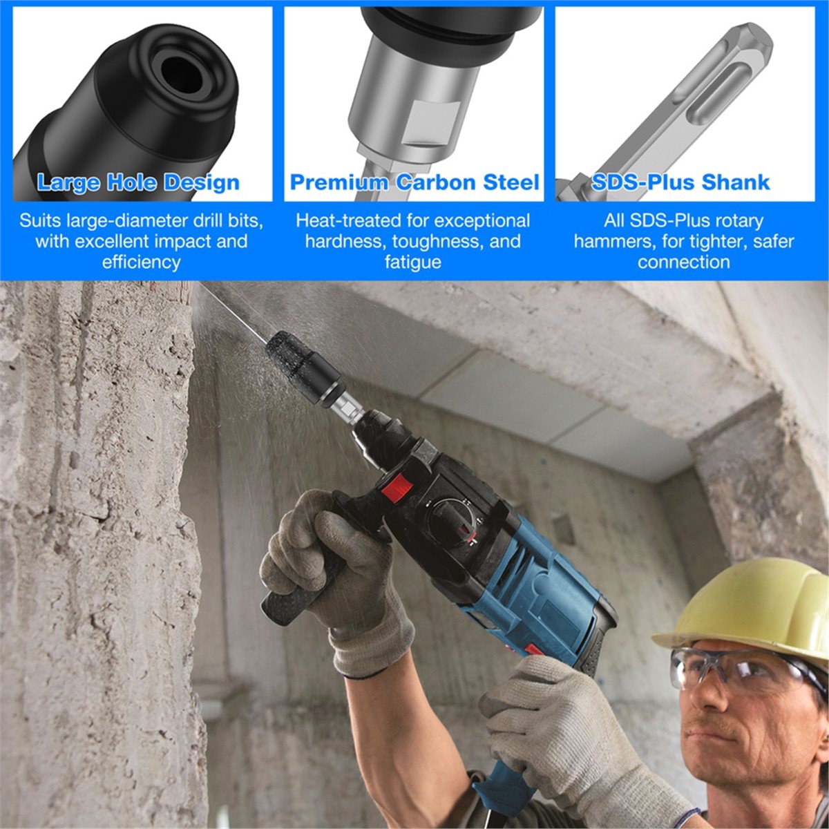 REST 1Pc SDS Plus to SDS Max A - Sds Plus Chuck Adapter review and price