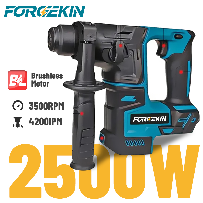 FORGEKIN 2500W Brushless Elect - Cordless Rotary Hammer 20V Brushless review and price