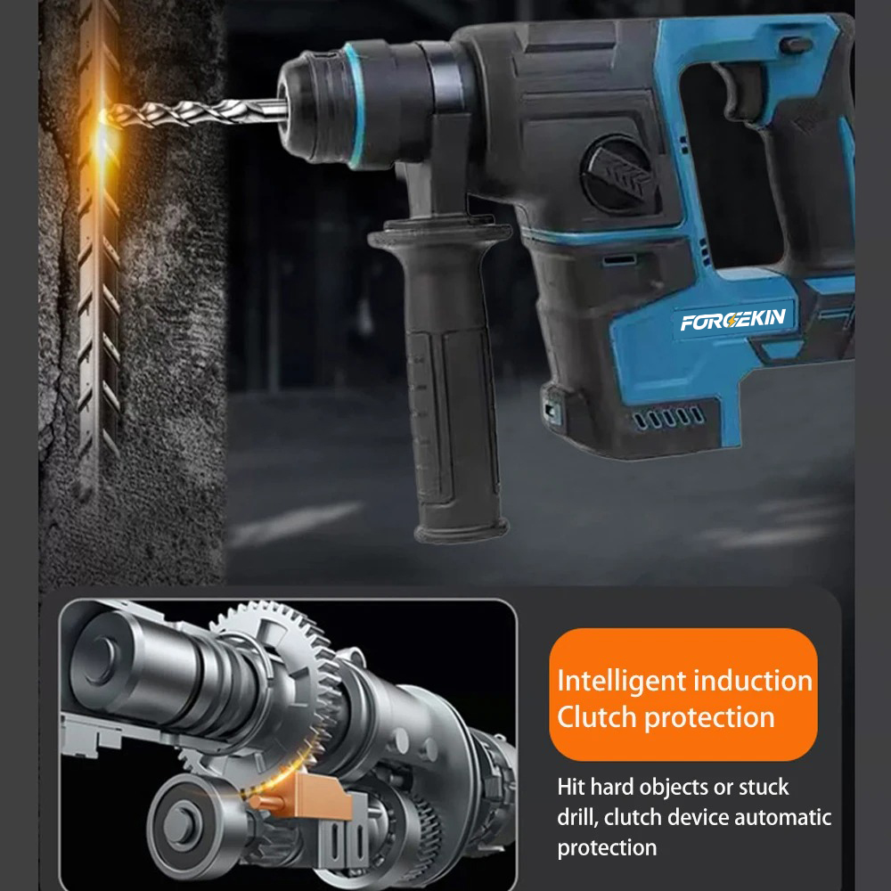 FORGEKIN 2500W Brushless Elect - Cordless Rotary Hammer 20V Brushless review and price