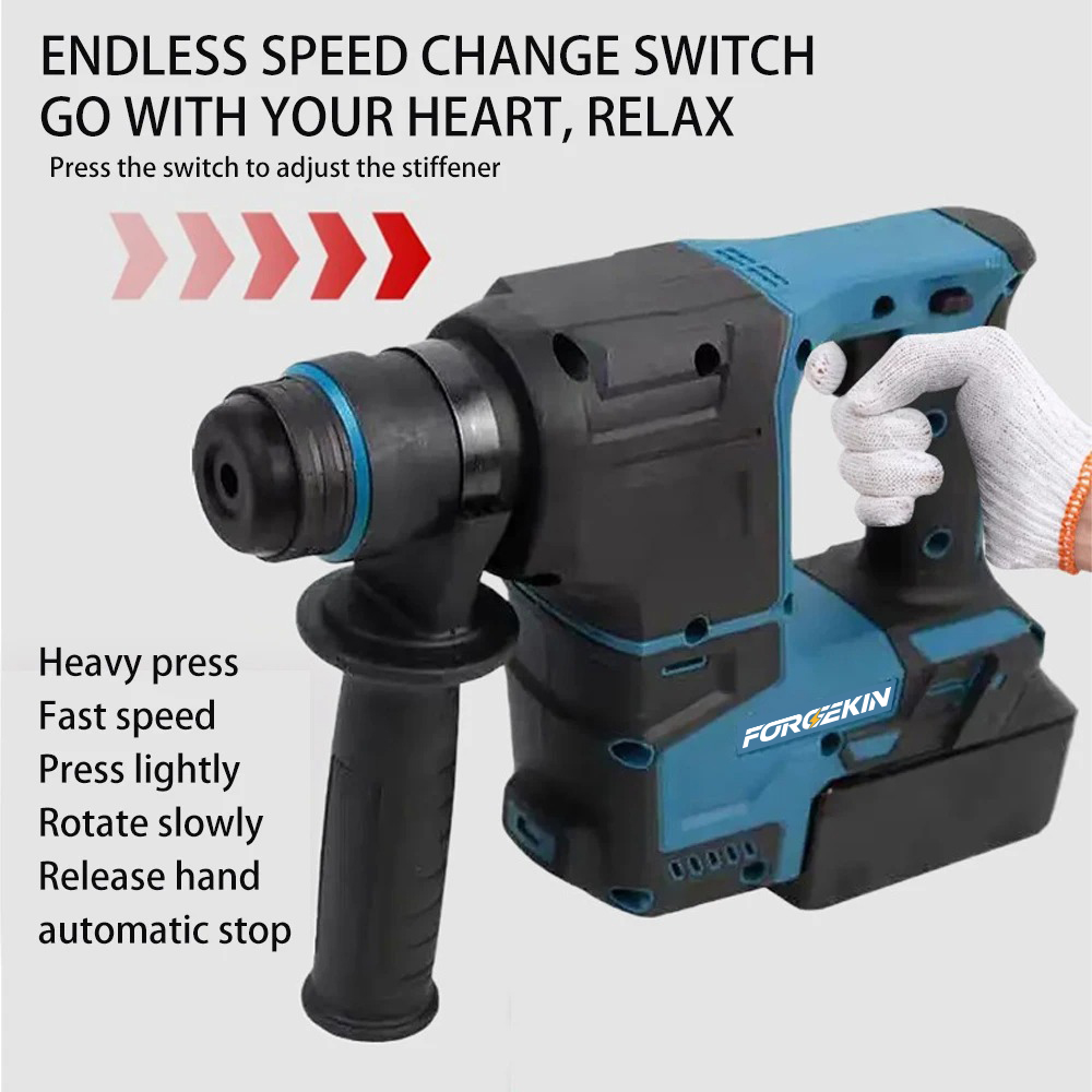 FORGEKIN 2500W Brushless Elect - Cordless Rotary Hammer 20V Brushless review and price