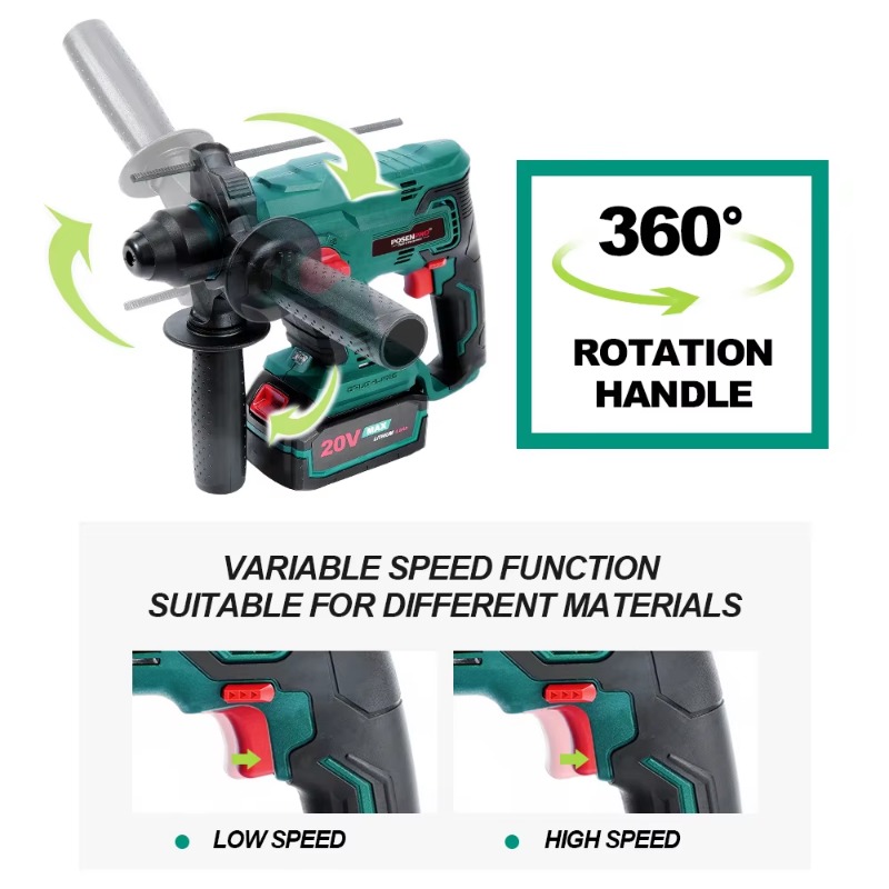 Bulk 20V Cordless Brushless Ro - Cordless Rotary Hammer 20V Brushless review and price