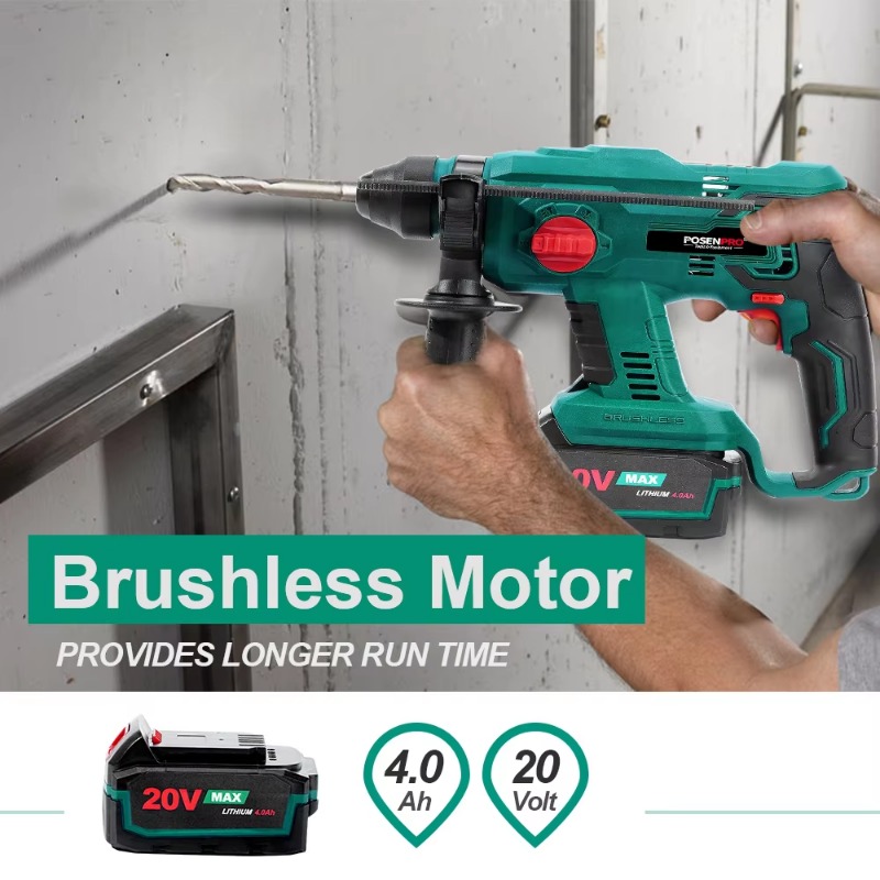 Bulk 20V Cordless Brushless Ro - Cordless Rotary Hammer 20V Brushless review and price