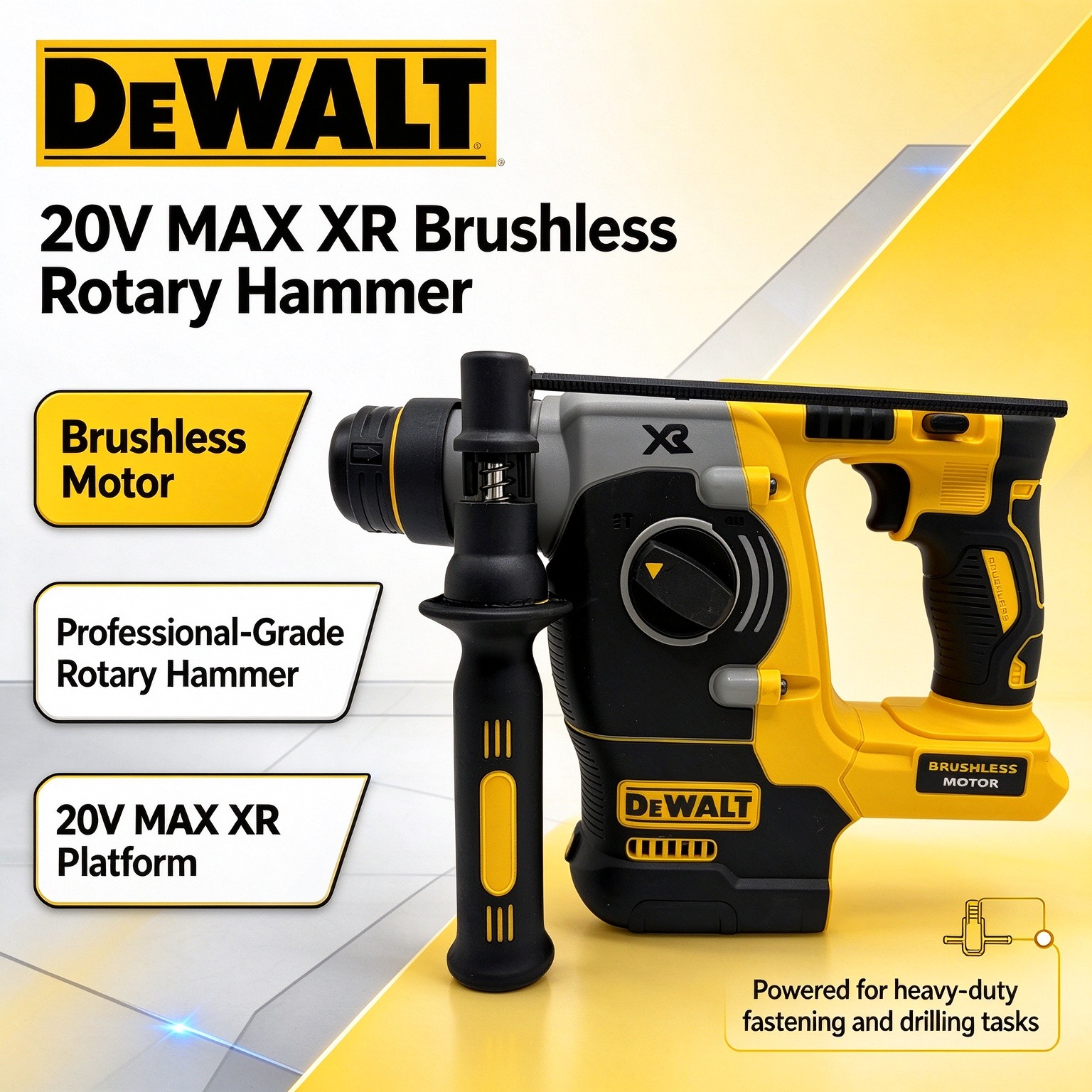 DEWALT 20V MAX SDS PLUS Rotary - Cordless Rotary Hammer 20V Brushless review and price
