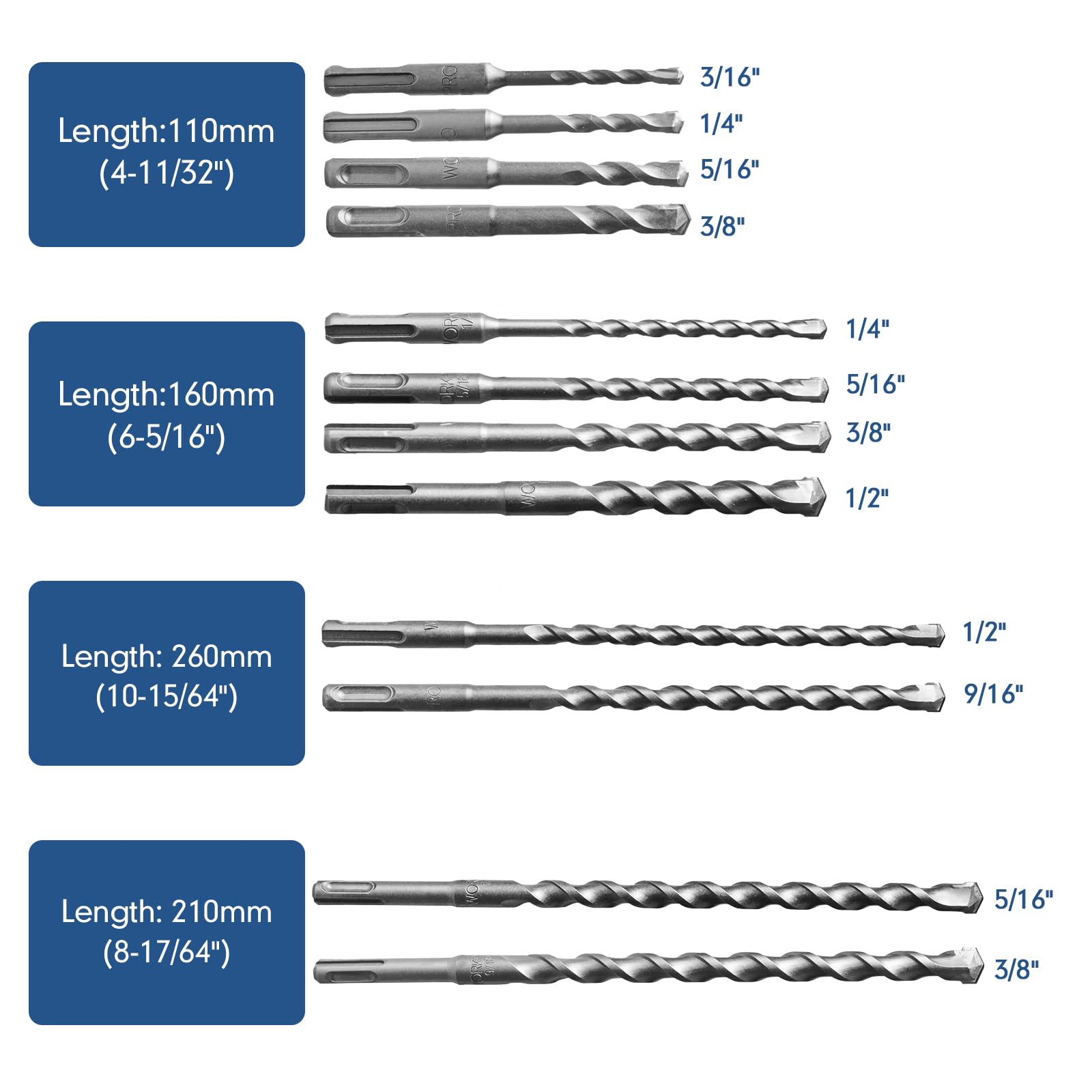 17Pcs SDS-Plus Rotary Hammer D - Sds Plus Drill Bit Set 17Pcs review and price