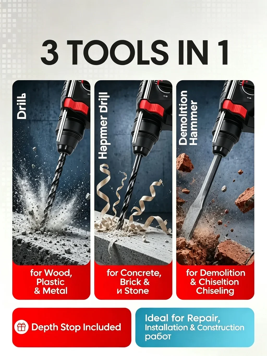 MilwaukeeM12 Cordless Rotary H - Rotary Hammer Drill 26Mm review and price