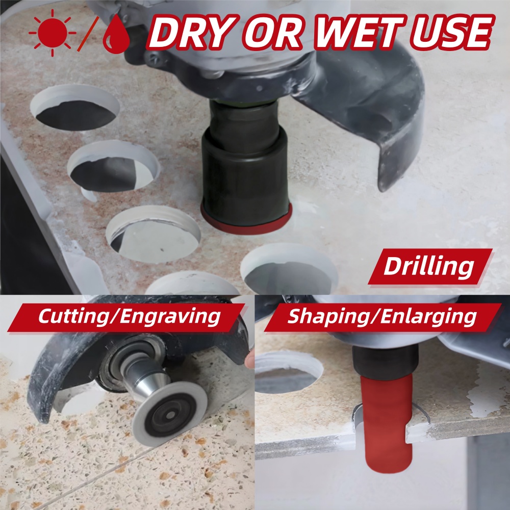8/9Pcs Diamond Drill Bits Kit  - Core Drill Bit Diamond 100Mm review and price