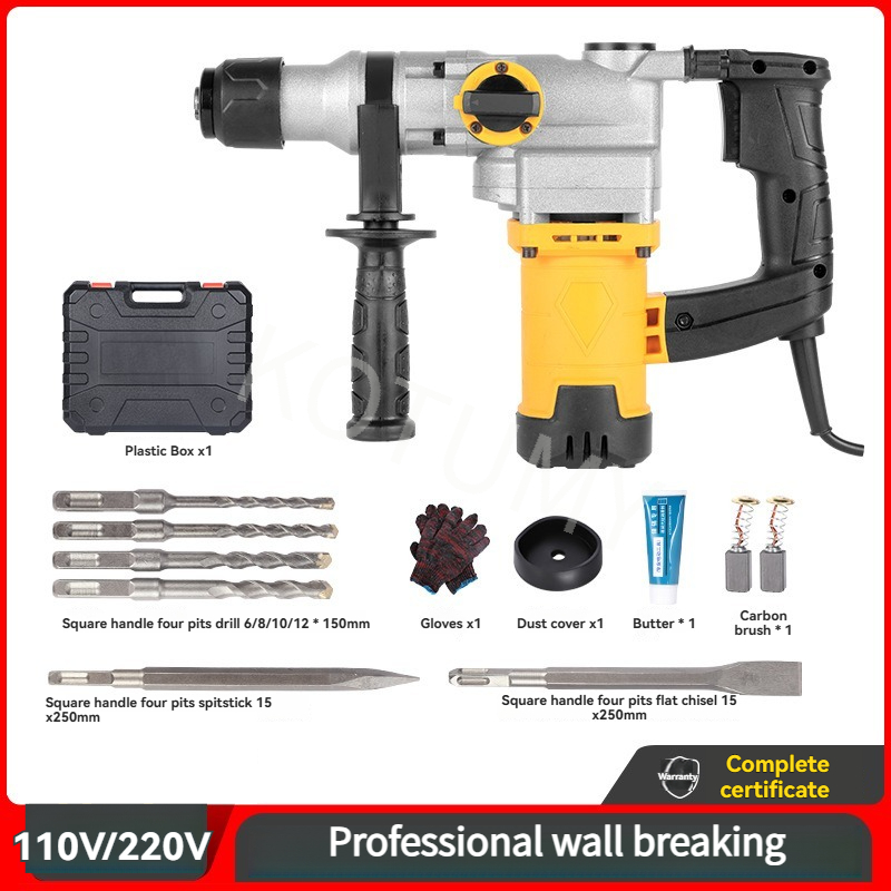 Heavy Duty Electric Pickaxe Fo - Hammer Drill Concrete 13Mm review and price
