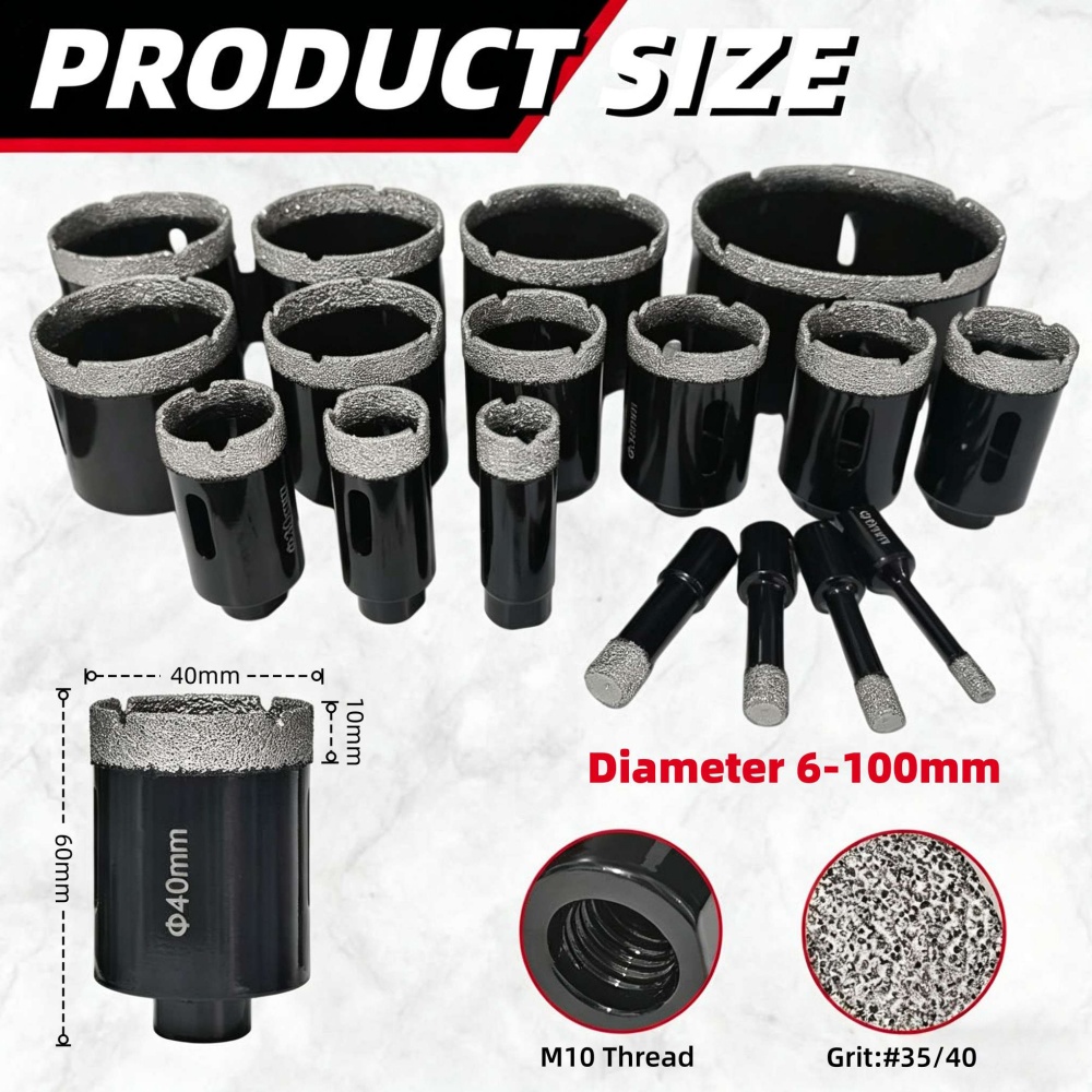 Diamond Dry Core Drill Bits 6- - Core Drill Bit Diamond 100Mm review and price