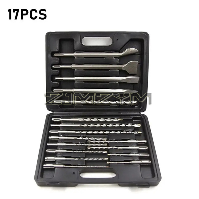 17Pcs/Set Electric Hammer SDS  - Sds Plus Drill Bit Set 17Pcs review and price