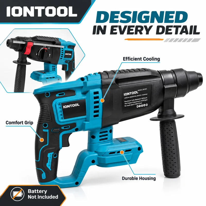 IONTOOL Cordless Rotary Hammer - Rotary Hammer Drill 26Mm review and price