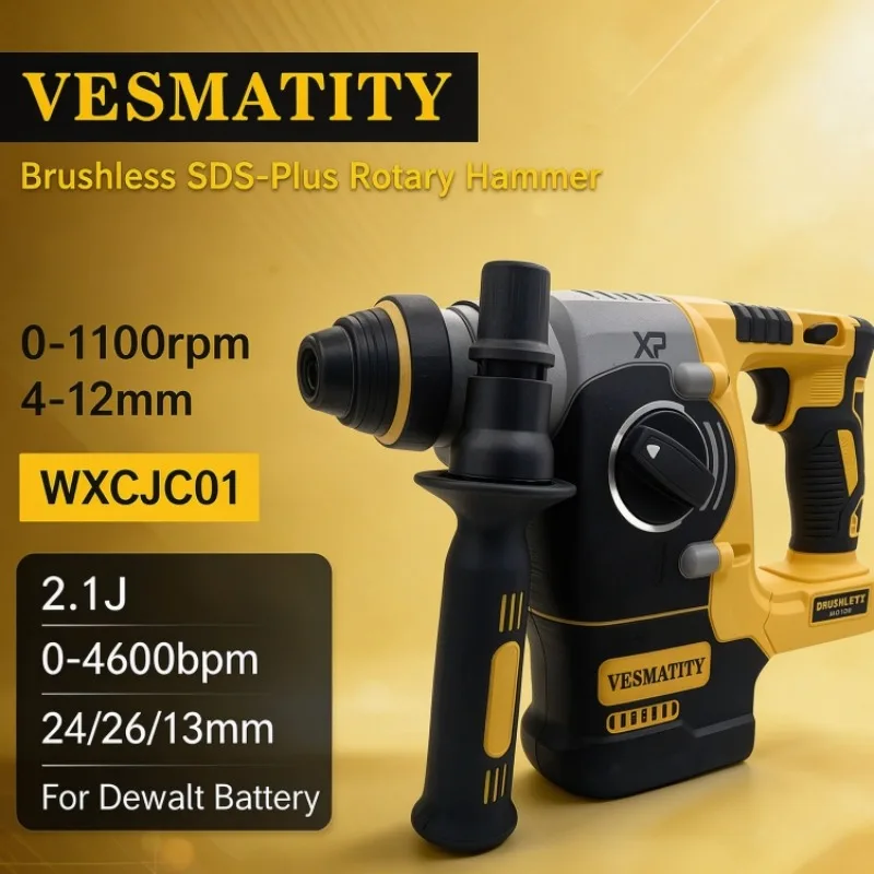 Brushless SDS-Plus Rotary Hamm - Hammer Drill Concrete 13Mm review and price