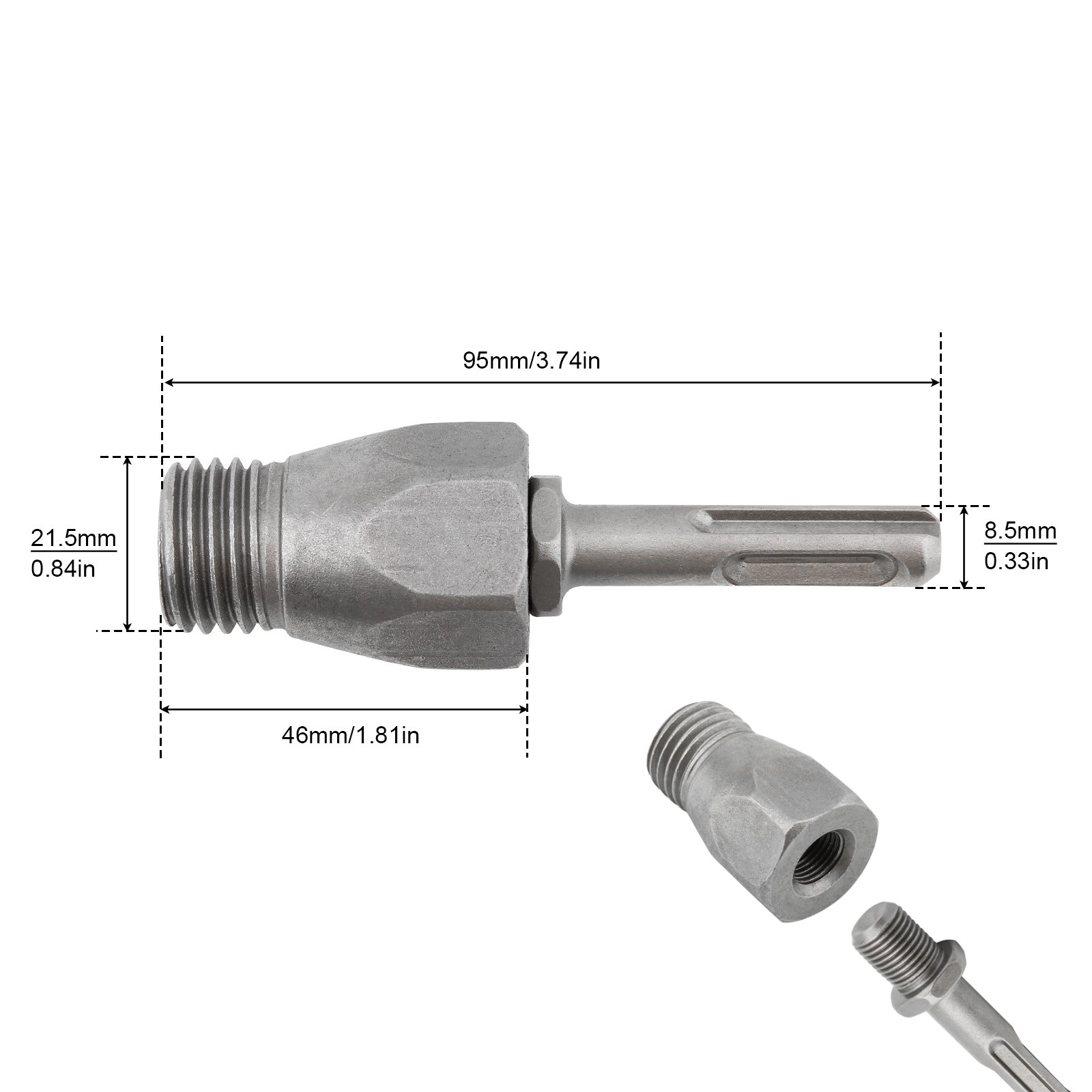 M22 Concrete Hole Saw SDS Plus - Hammer Drill Concrete 13Mm review and price