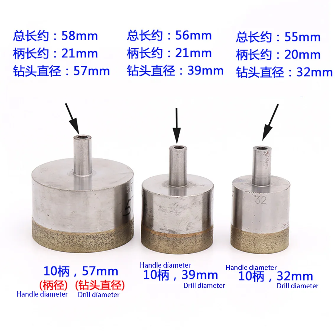 1Pcs 10mm Shank 4-100mm Diamon - Core Drill Bit Diamond 100Mm review and price