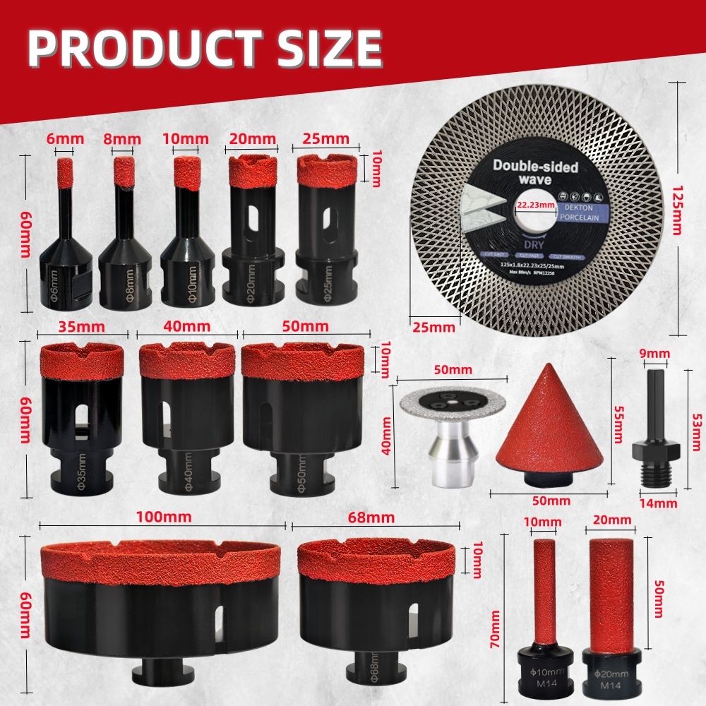 Diamond Drill Bits Kit Core Bi - Core Drill Bit Diamond 100Mm review and price