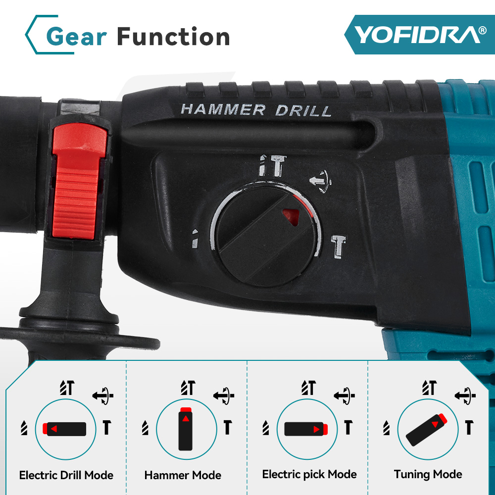 YOFIDRA 26MM Brushless Electri - Rotary Hammer Drill 26Mm review and price