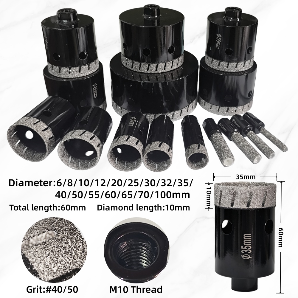 6-100mm M10 Diamond Brazed Cor - Core Drill Bit Diamond 100Mm review and price