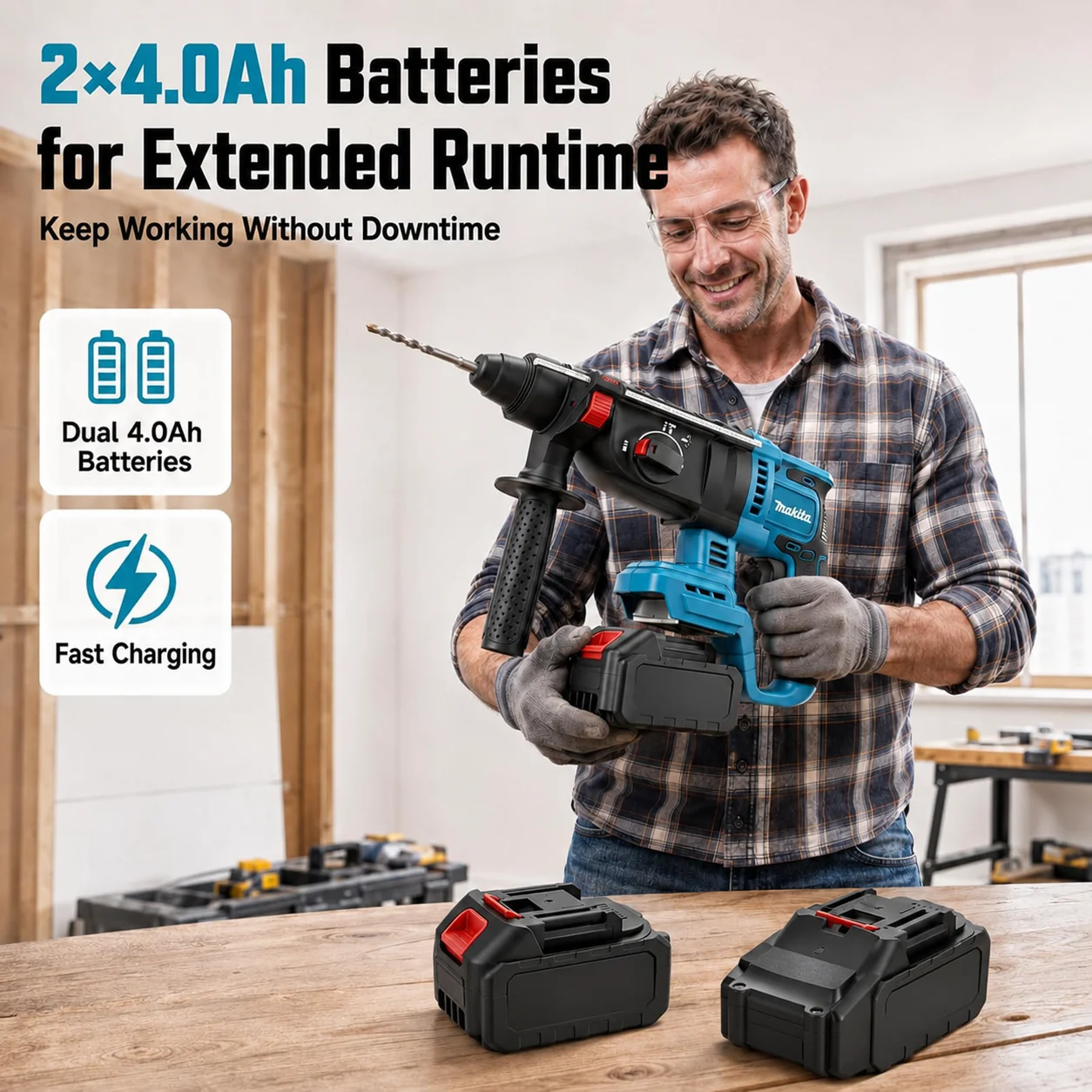 Makita DHR242 18V LXT® Li-ion  - Rotary Hammer Drill 26Mm review and price