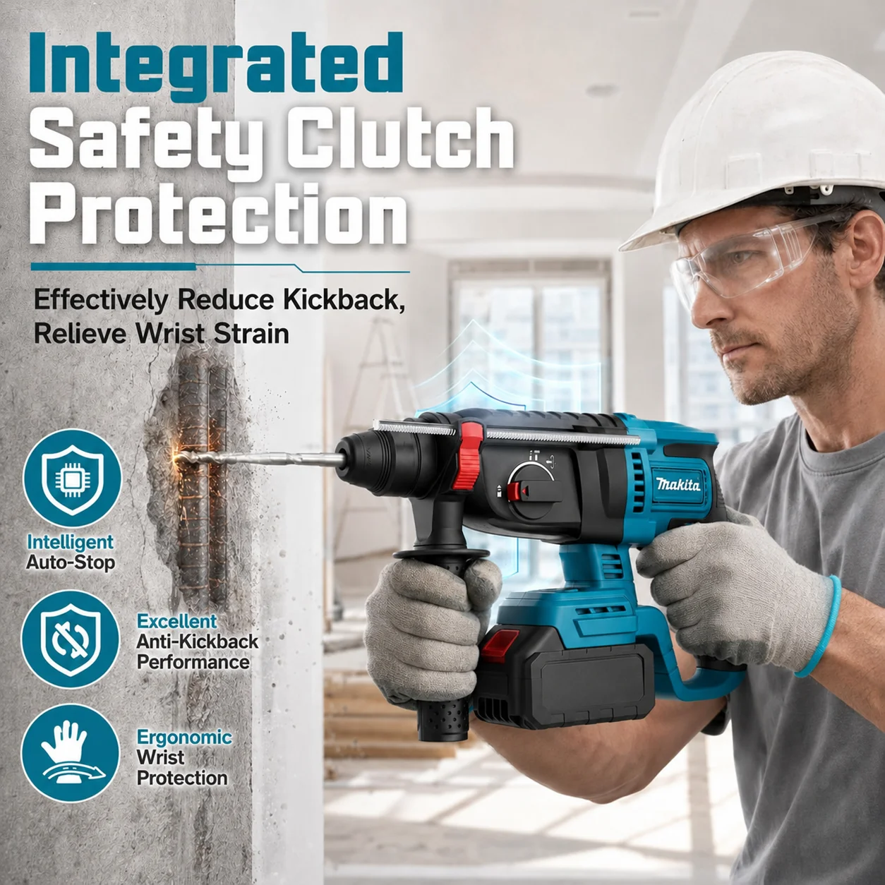 Makita DHR242 18V LXT® Li-ion  - Rotary Hammer Drill 26Mm review and price