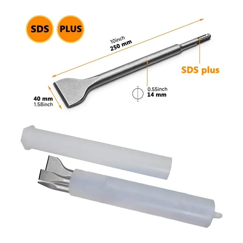 SDS-Plus Chisel Set For Rotary - Rotary Hammer Chisel Bit Flat review and price