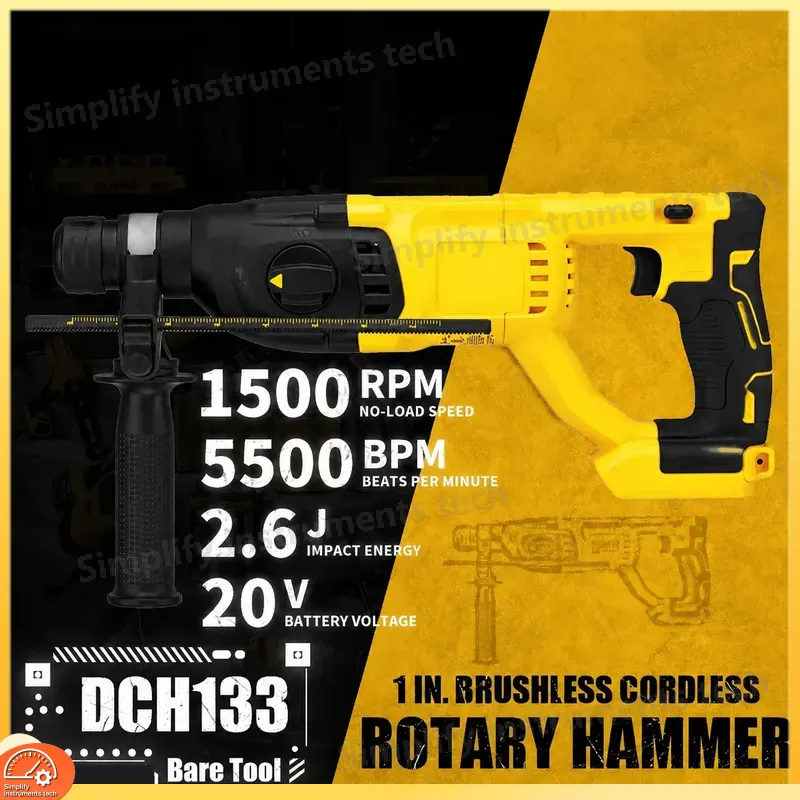 DCH133 1in Brushless Cordless  - Cordless Rotary Hammer 20V Brushless review and price