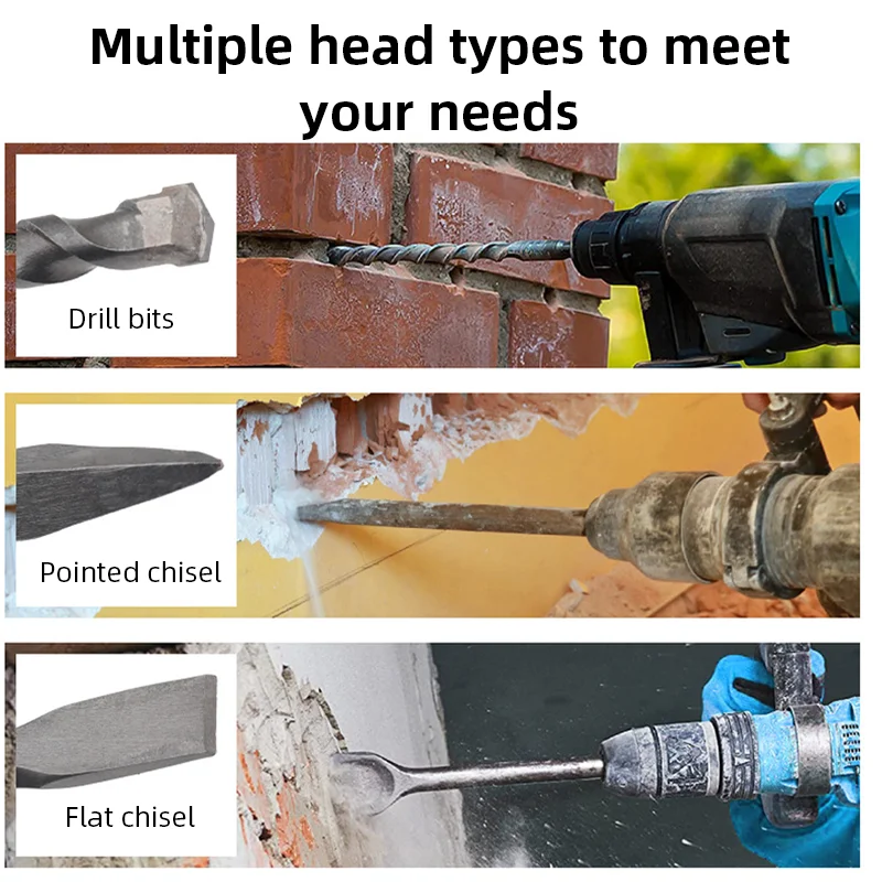 17pcs Rotary Hammer Drill Bit  - Rotary Hammer Chisel Bit Flat review and price